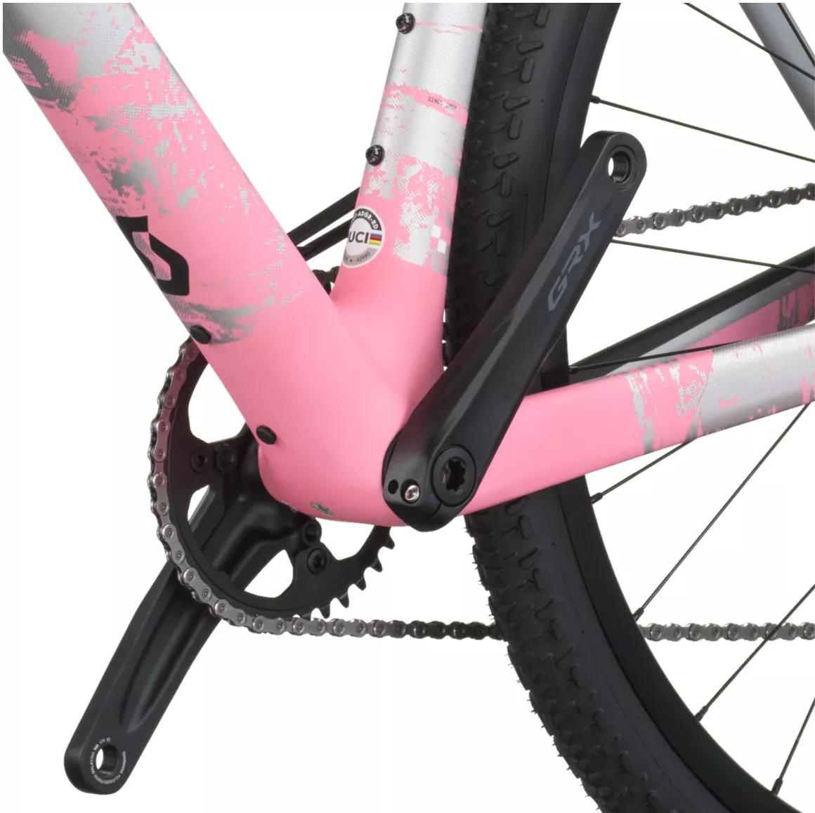 Scott ADDICT GRAVEL 30 CARBON GREY/PINK
