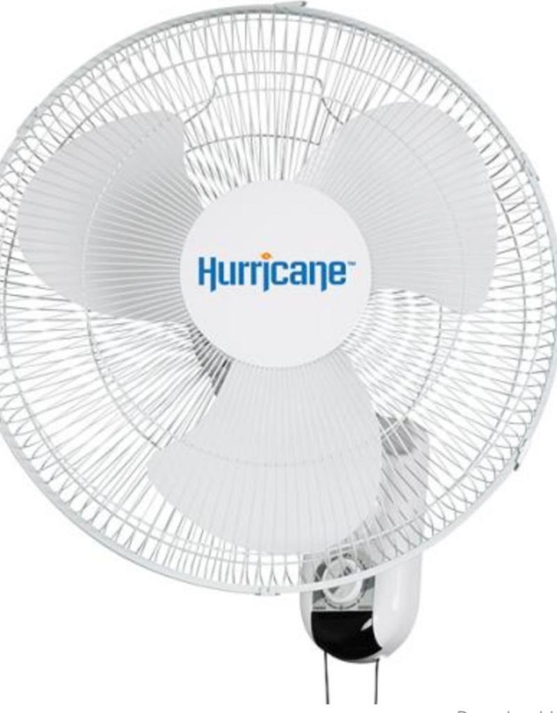 Hurricane Classic Oscillating Wall Mount Fan 16 In