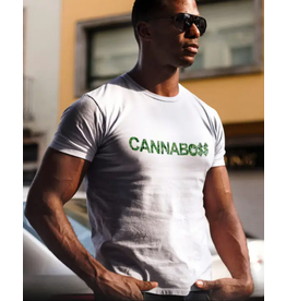 T shirt : Cannabo$$ Caps - Leaves Grey 5XL