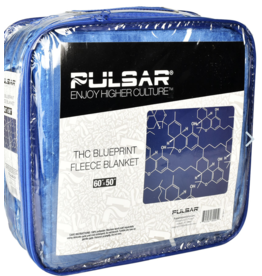 Pulsar Fleece Throw Blanket | THC Blueprint | 60" x 50"