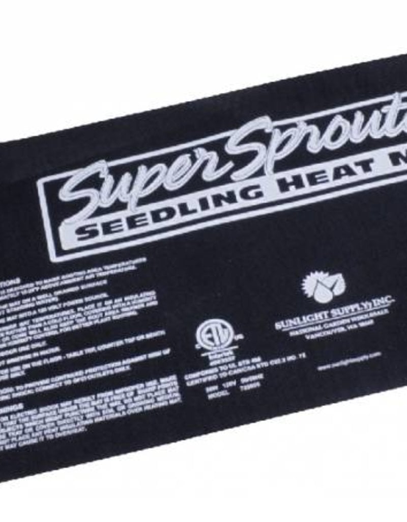 Super Sprouter Seedling Heat Mat 10 Inch X 21 Inch Green Corner