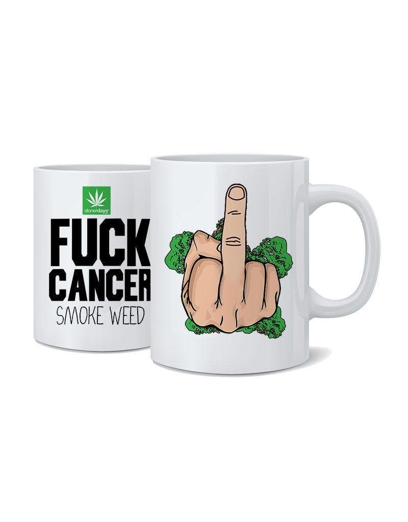 Stonerdays Fuck Cancer Smoke Weed Mug