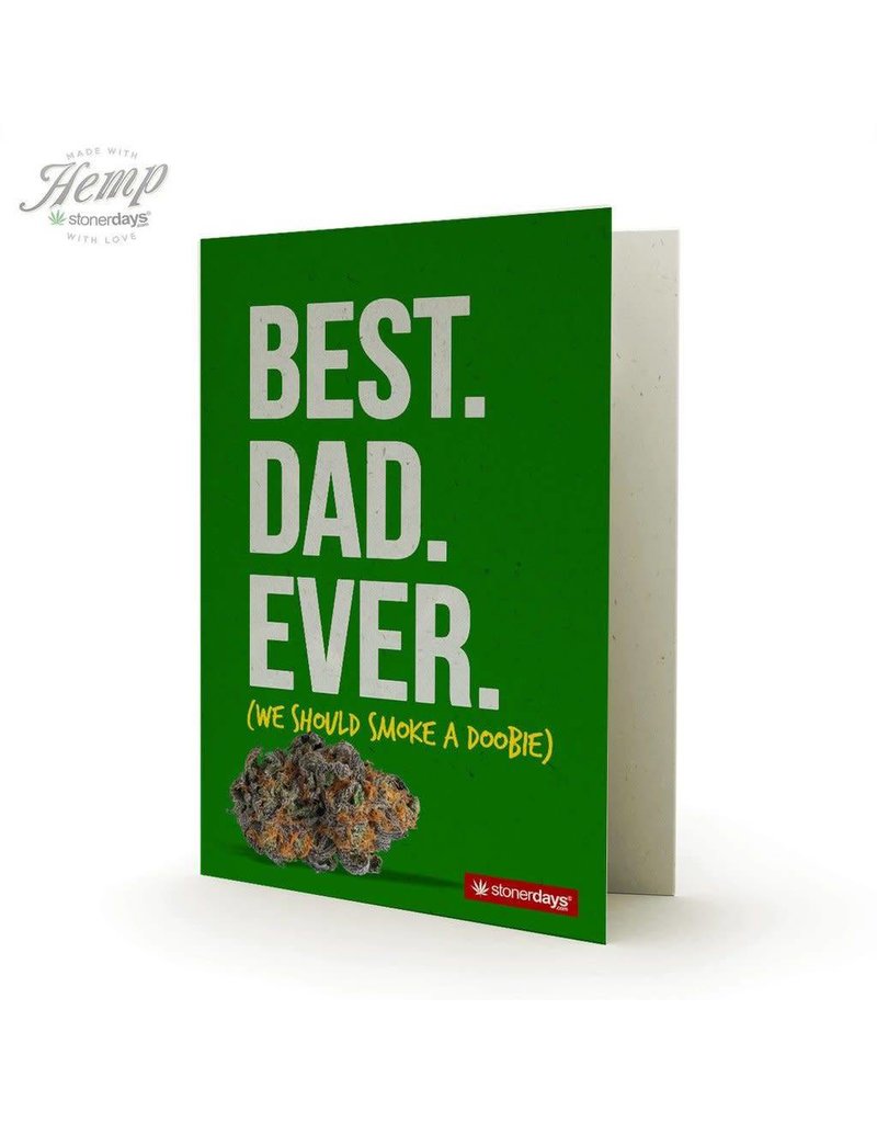 Stonerdays Best Dad Ever - Card
