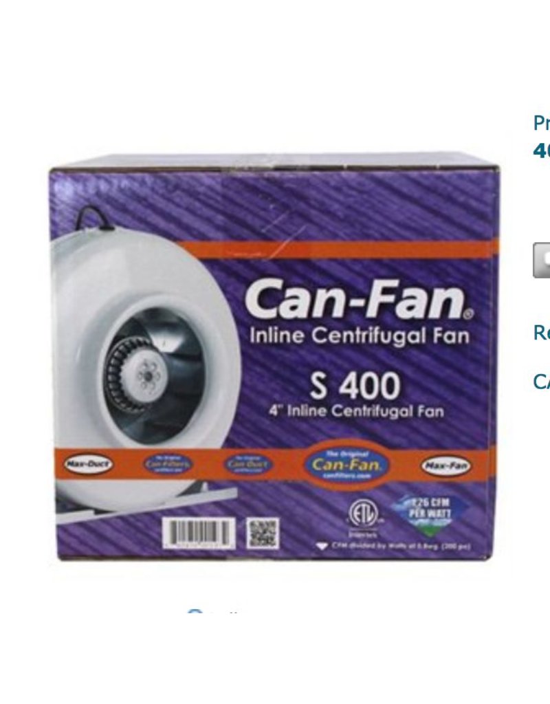 Can-Fan Can Fan S400 4" 120 CFM