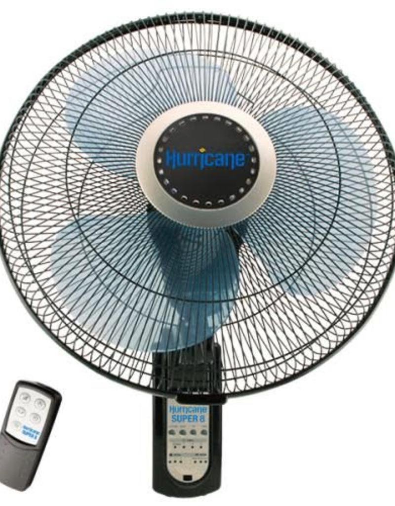 Hurricane Super 8 Oscillating Digital Wall Mount Fan 16