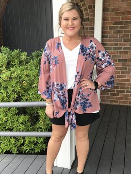 Budding Love Kimono