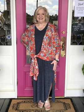 Tropical You Later Kimono