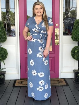 Flattering In Florals Maxi Dress