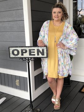 Express Your Love Floral Kimono