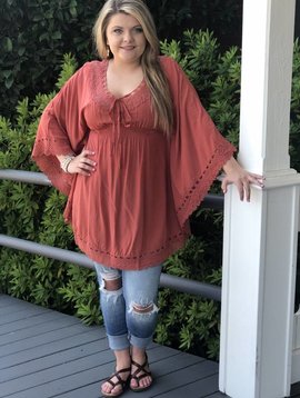 Make It Happen Poncho Top