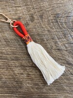 Jen & Co. Red Beaded Tassel