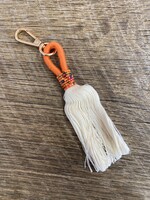 Jen & Co. Orange Beaded Tassel