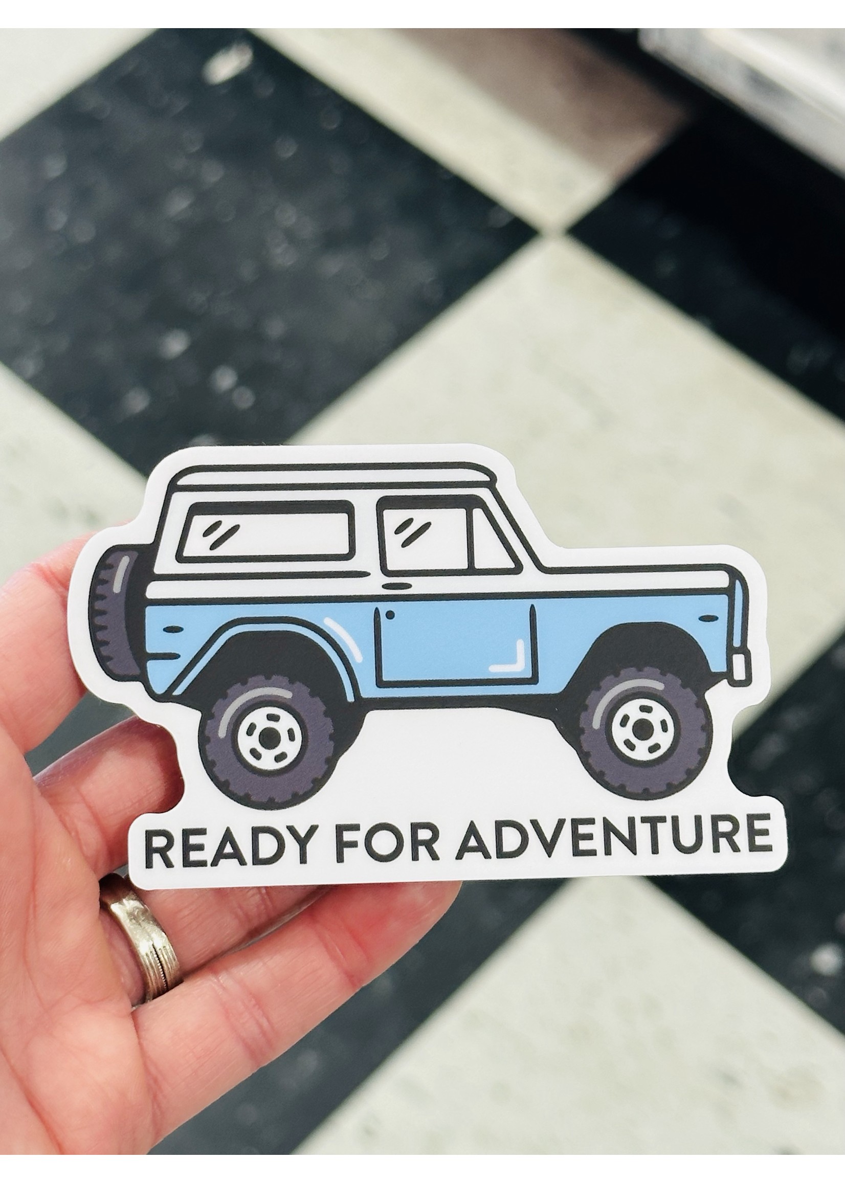 Ready For Adventure Bronco Sticker