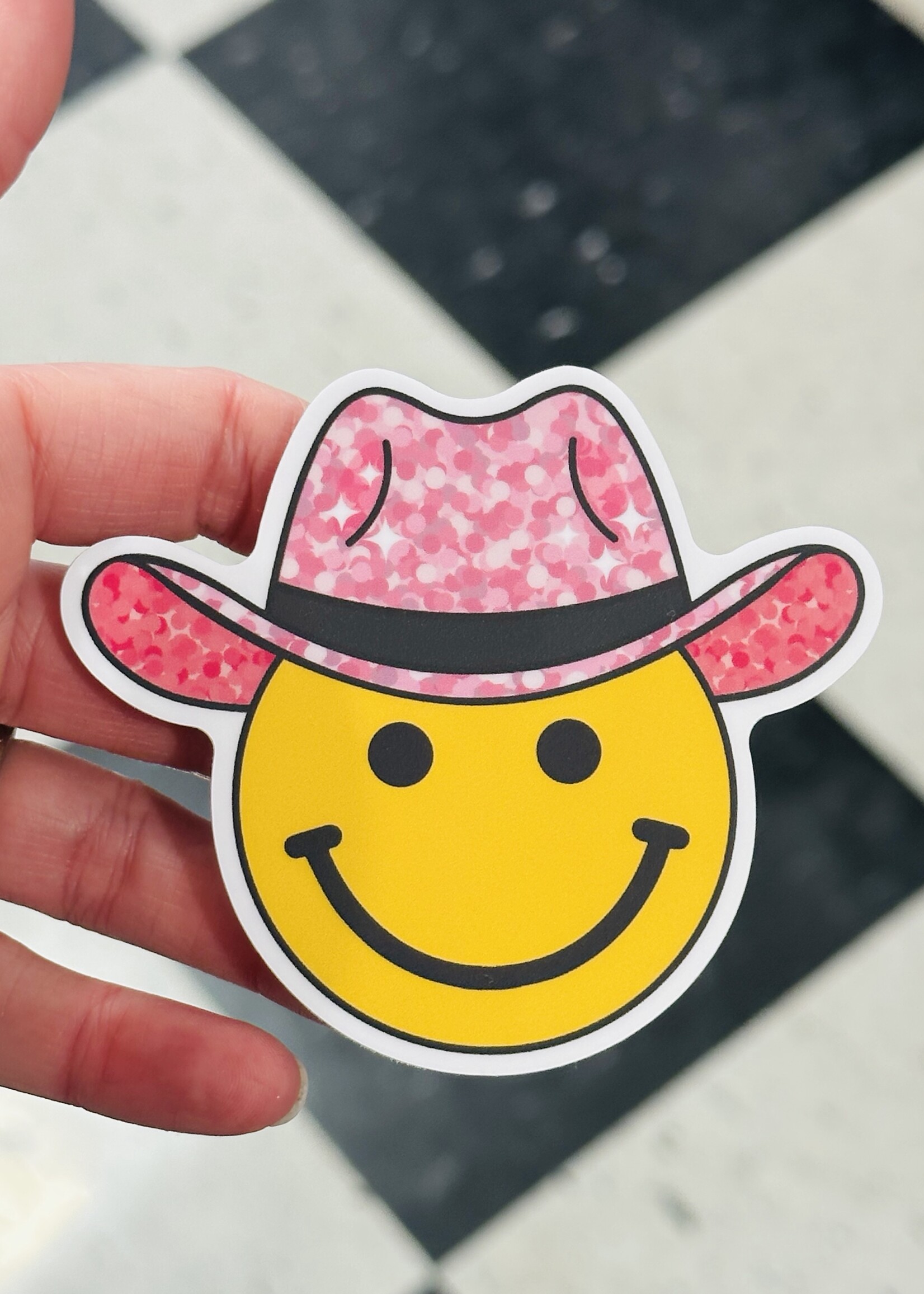 Stickers Northwest Cowgirl Smiley Sticker