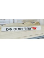 Knox County Fresh Sitter Sign