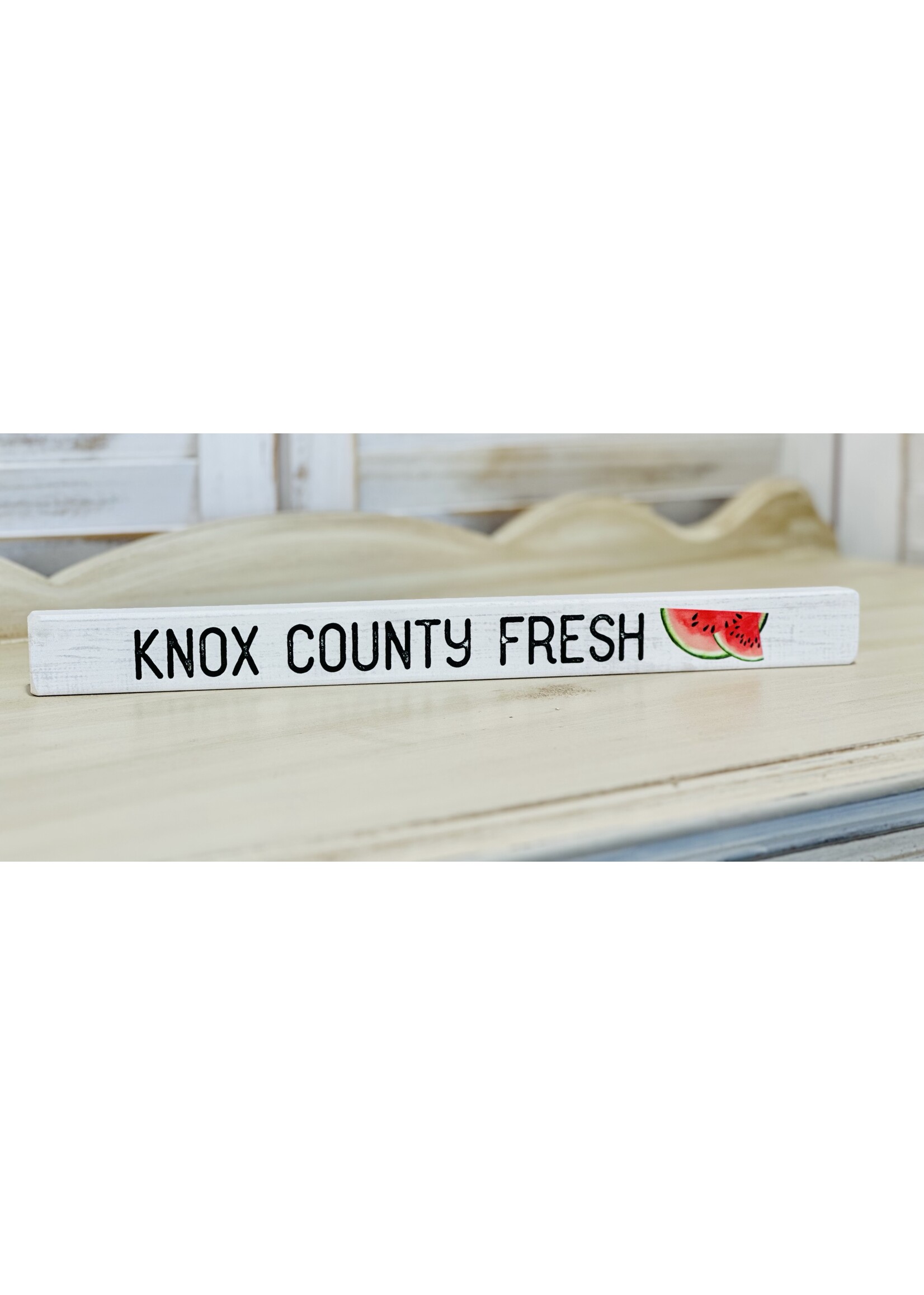 Knox County Fresh Sitter Sign