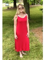 The Everyday Maxi Dress in Red