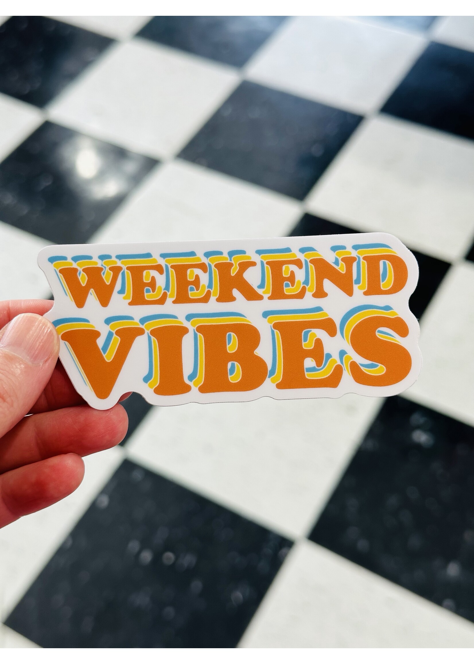 Weekend Vibes Sticker