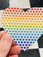 Stickers Northwest Colorful Heart Sticker