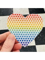 Colorful Heart Sticker