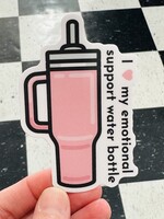 Stickers Northwest Emotional Support Water Bottle Sticker