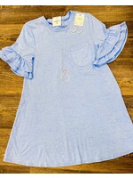 Sky Pocket T-Shirt Dress