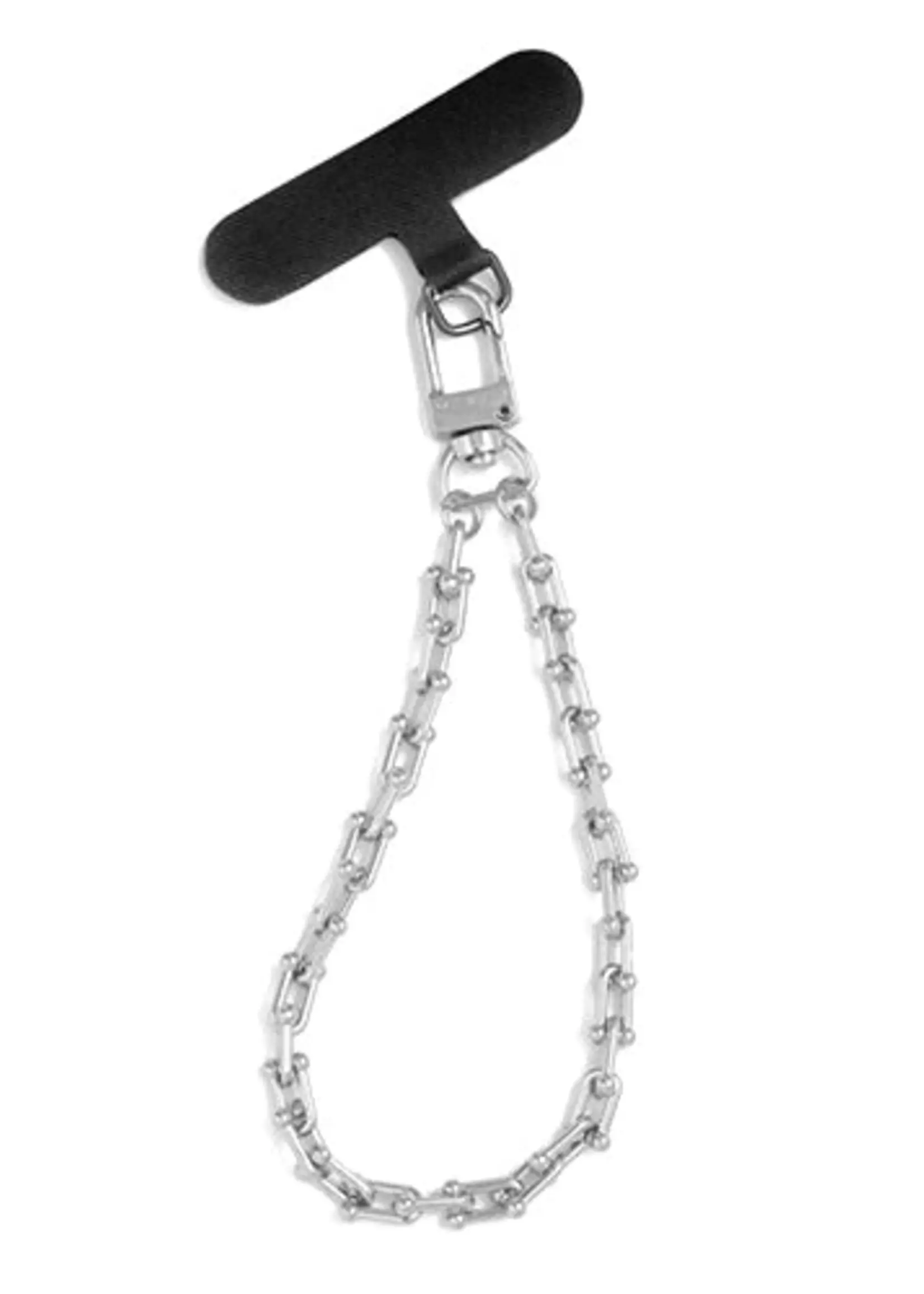 Maya J U Link Phone Wristlet in Silver