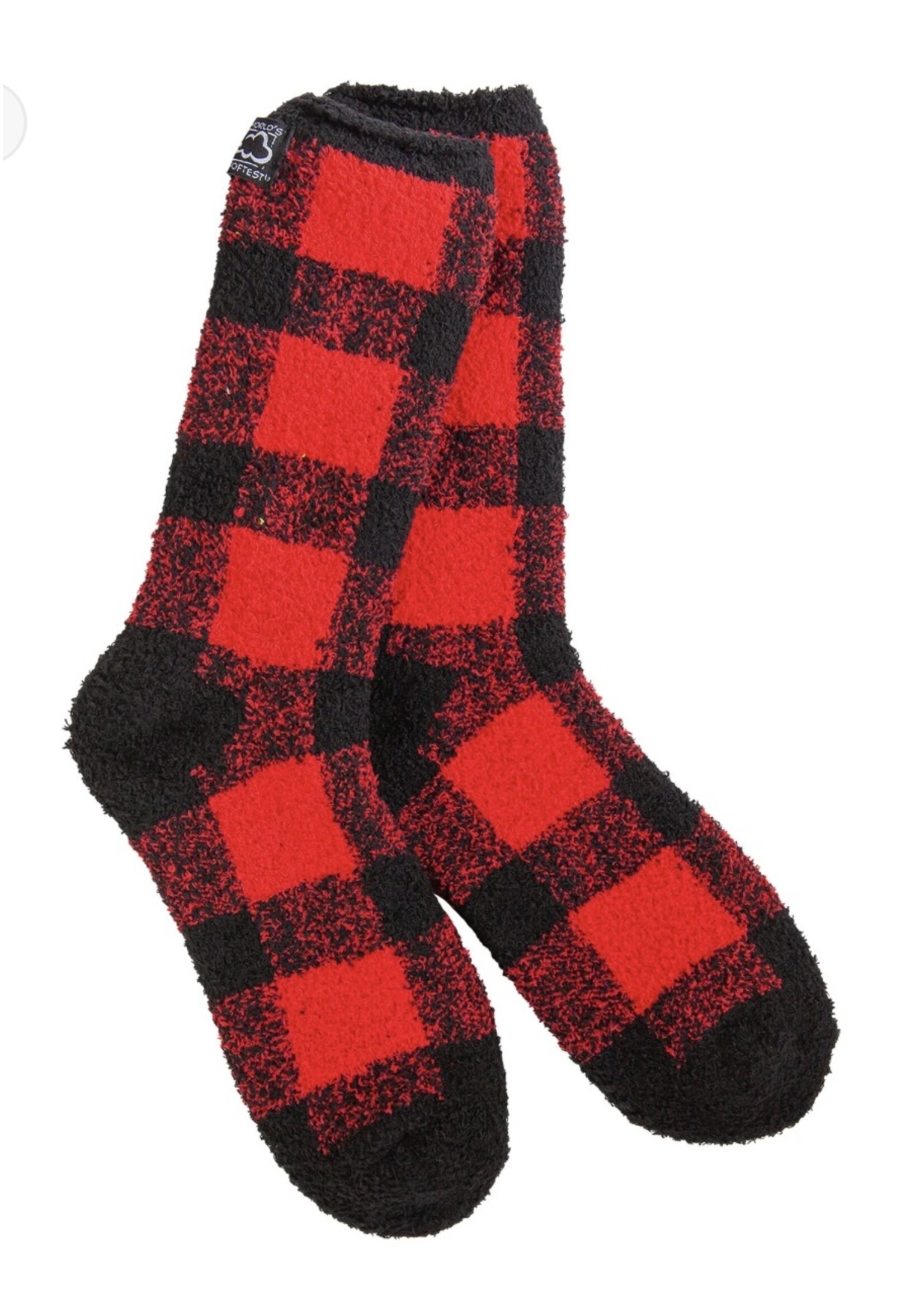 Team Collection Cozy Socks-Red/Black