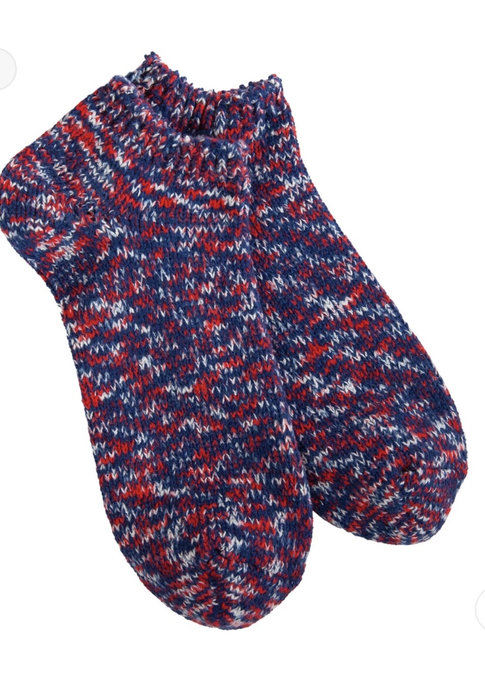 World’s Softest Team Collection Socks-Red/Blue