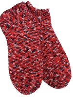 World’s Softest Ragg Low Team Collection Socks-Red/Black