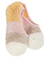 World's Softest Cozy Footie Socks-Pink Multi