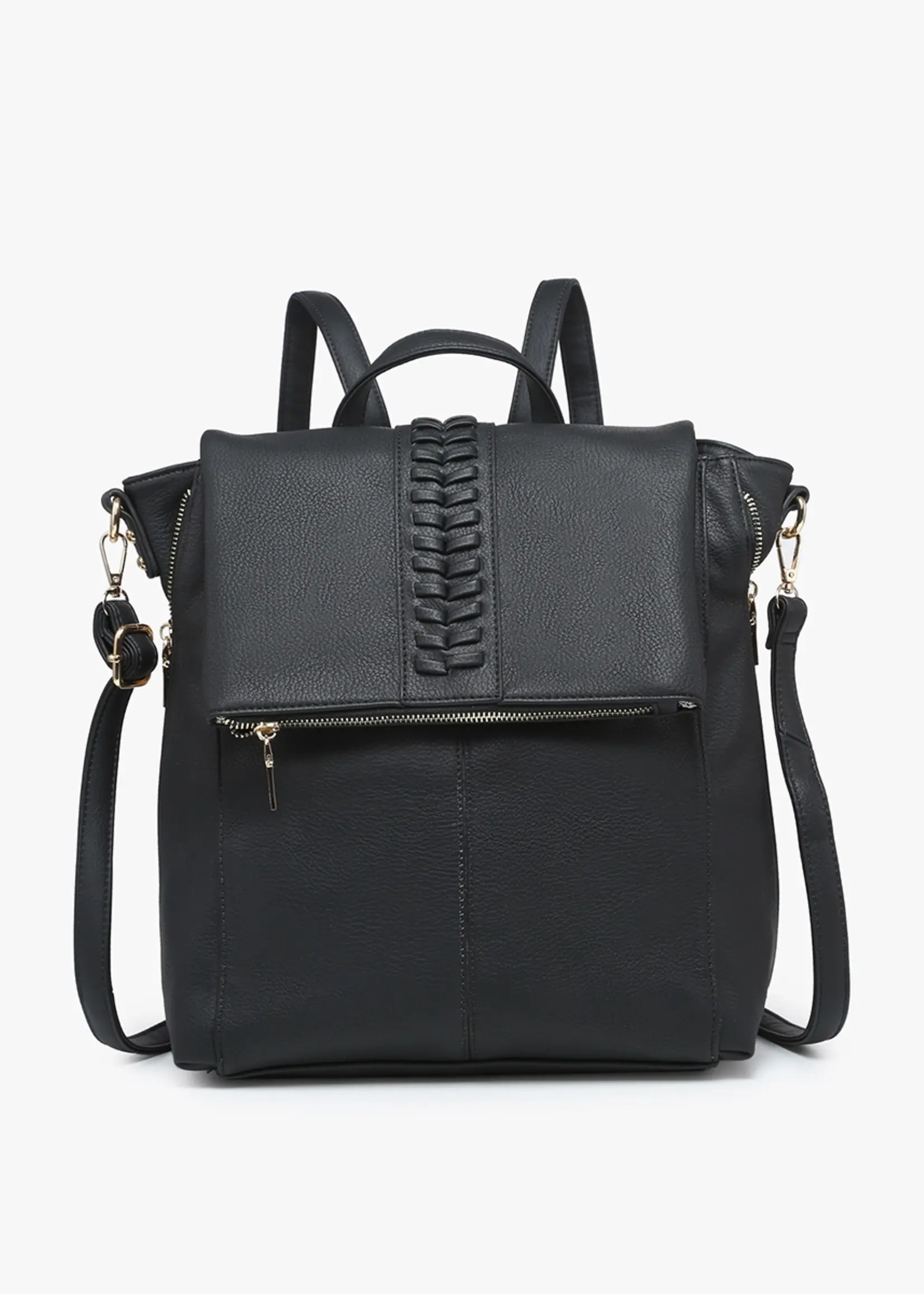 Jen & Co. Vivian Convertible Backpack in Black