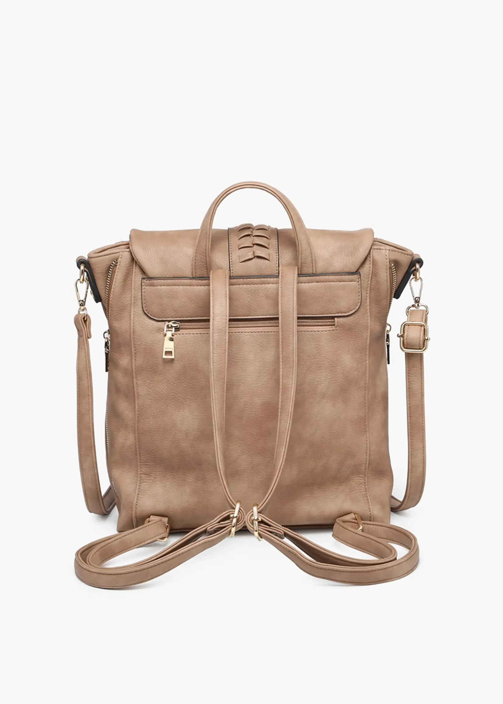 Jen & Co. Vivian Convertible Backpack in Black