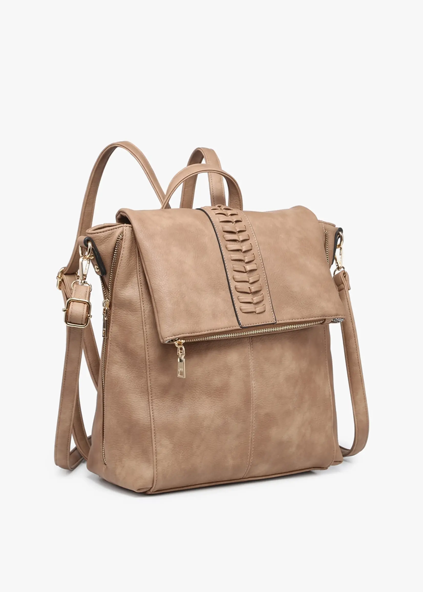 Jen & Co. Vivian Convertible Backpack in Black