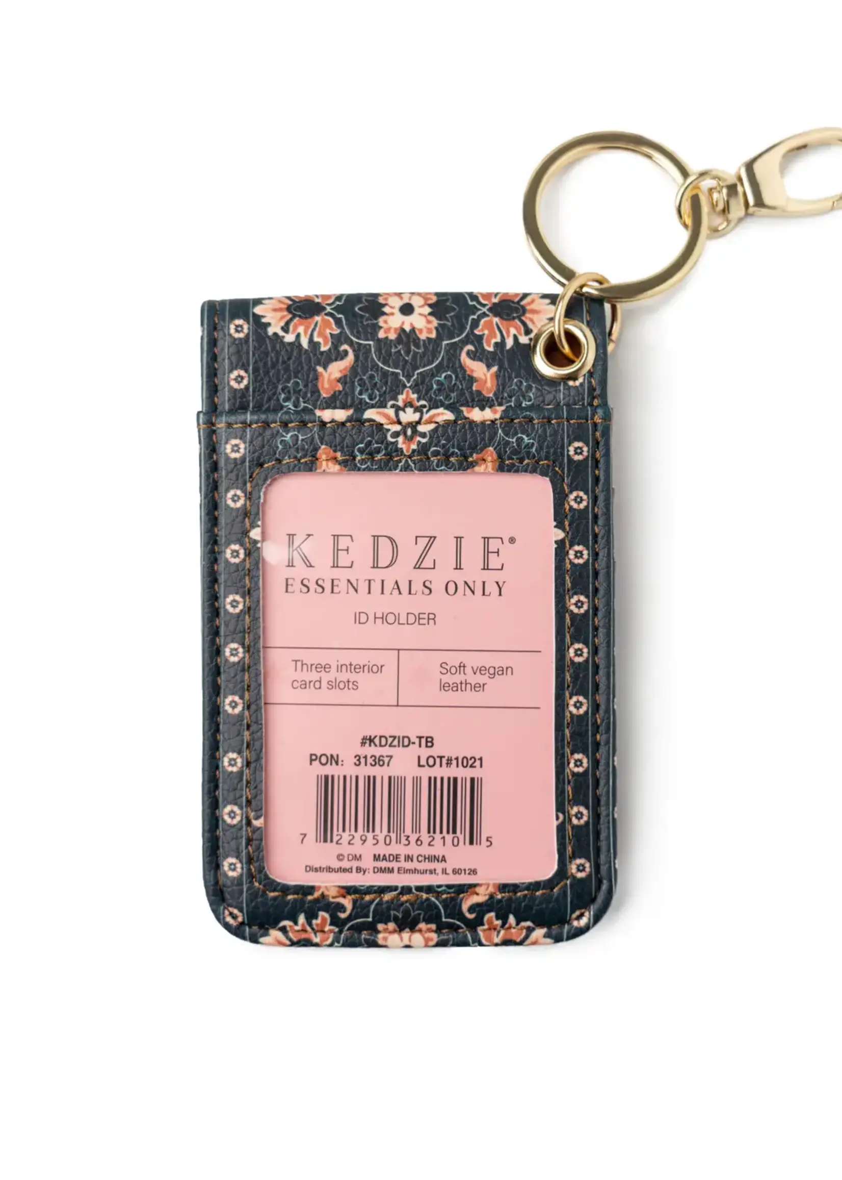 Kedzie Python ID Holder Keychain