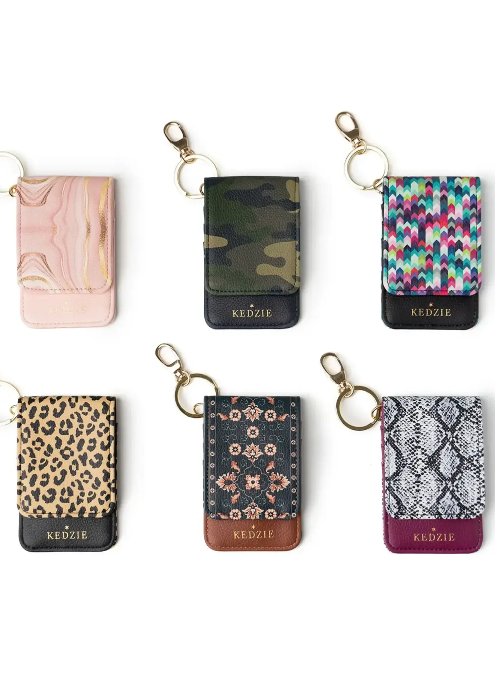Kedzie Python ID Holder Keychain