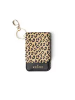 Kedzie Cheetah ID Holder Keychain
