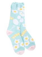 World's Softest Socks Cozy Socks-Over Easy