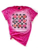 Conversation Hearts Bleached Tee