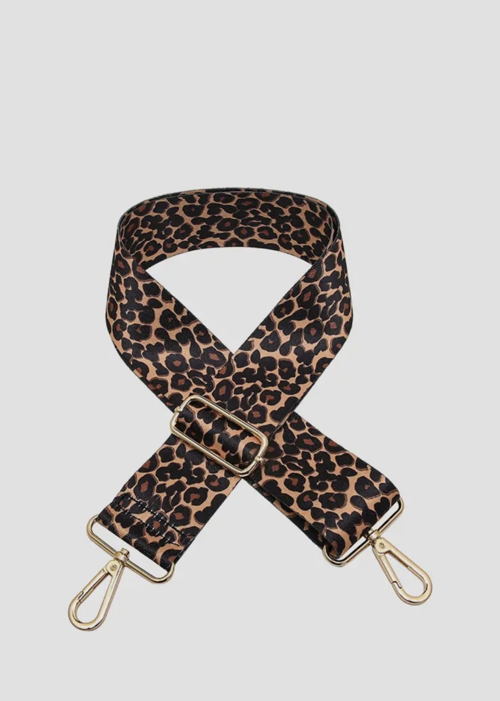 Jen & Co. Mustard Leopard Guitar Strap