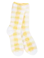 World's Softest Socks Yellow Check Knit Pickin’ Collection