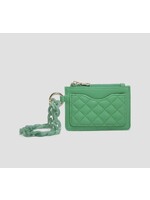 Green Rhodes Quilted Wallet