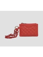 Red Rhodes Quilted Wallet