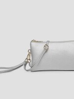 Jen & Co. Silver Riley Clutch