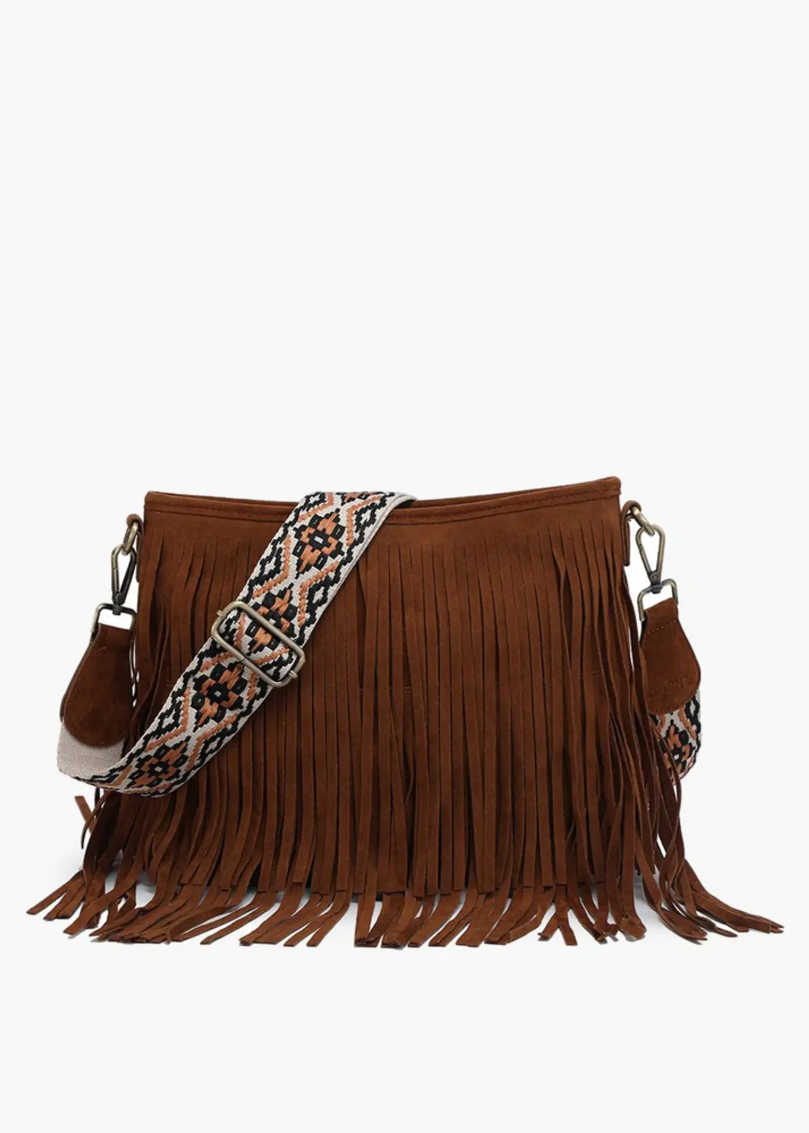 Jen & Co. The Sadie Crossbody in Dark Brown