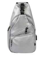 Calla Silver Vegan Leather Regular Daypack