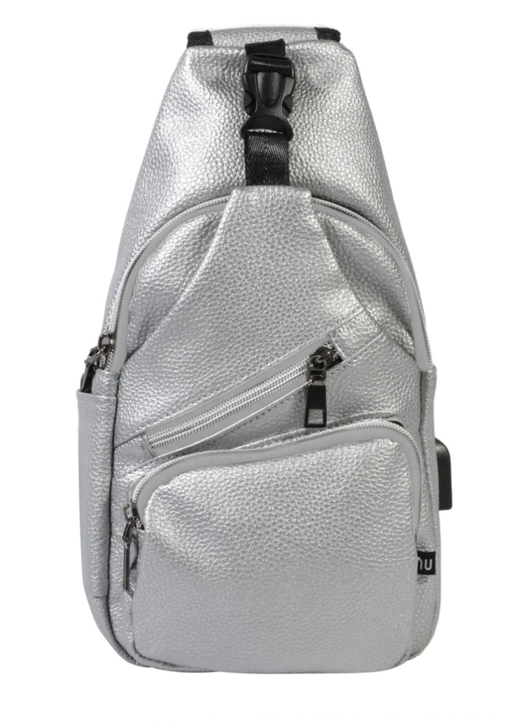 Calla Silver Vegan Leather Regular Daypack