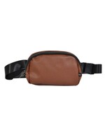 Copper Vegan Leather Belt Bag
