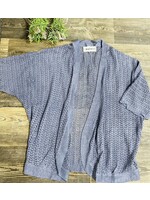 Periwinkle Lightweight Cardigan-One Size