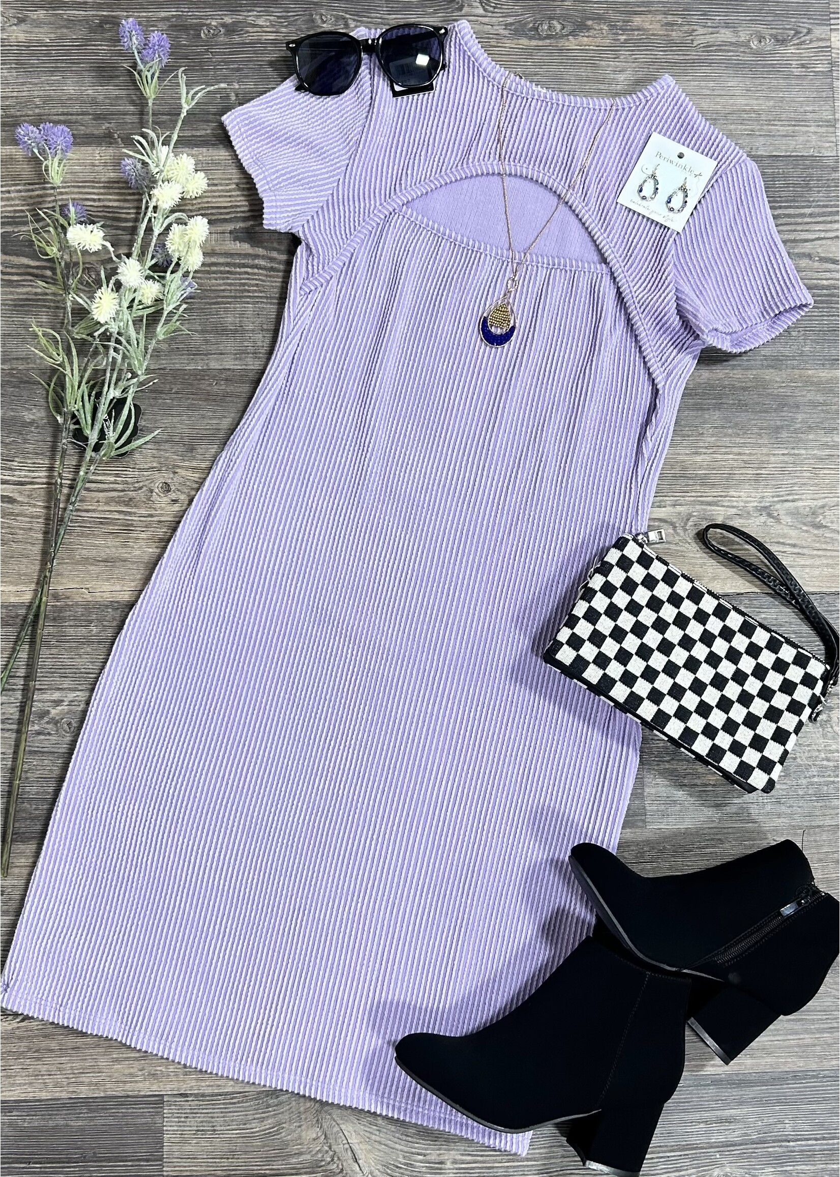 Simply Stunning Dress in Lilac